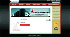 Desktop Screenshot of eogresources.com